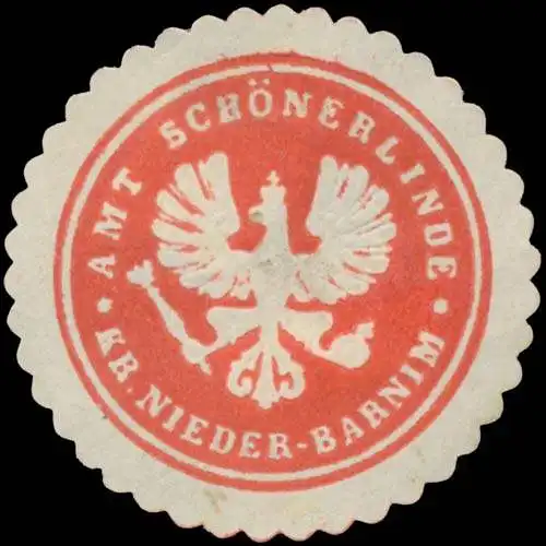 Amt Schönerlinde Kreis Nieder-Barnim
