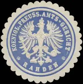 K.Pr. Amts-Gericht Rahden