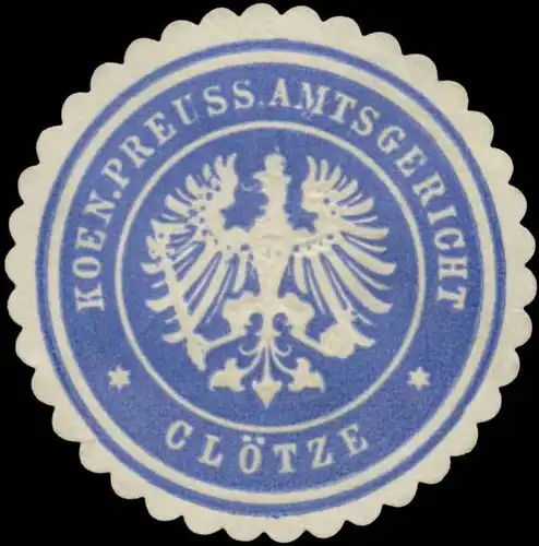 K.Pr. Amtsgericht KlÃ¶tze