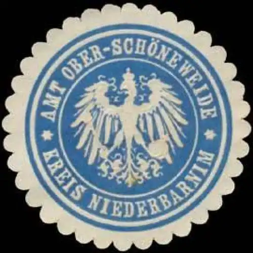Amt Ober-SchÃ¶neweide Kreis Niederbarnim