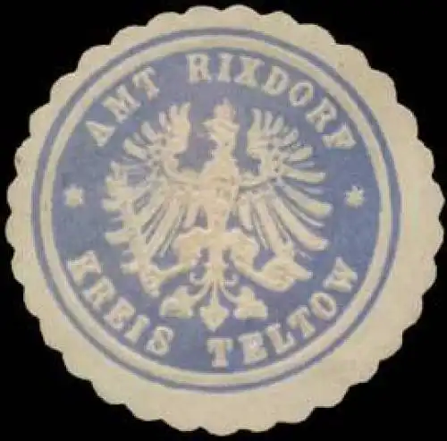 Amt Rixdorf Kreis Teltow