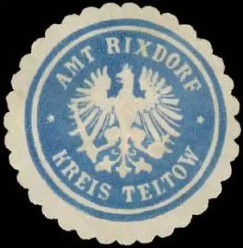 Amt Rixdorf Kreis Teltow