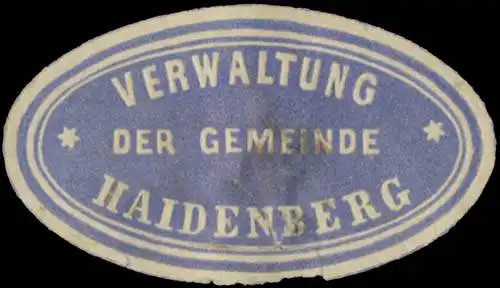 Verwaltung der Gemeinde Haidenberg