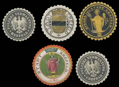 Krefeld Sammlung Siegelmarken