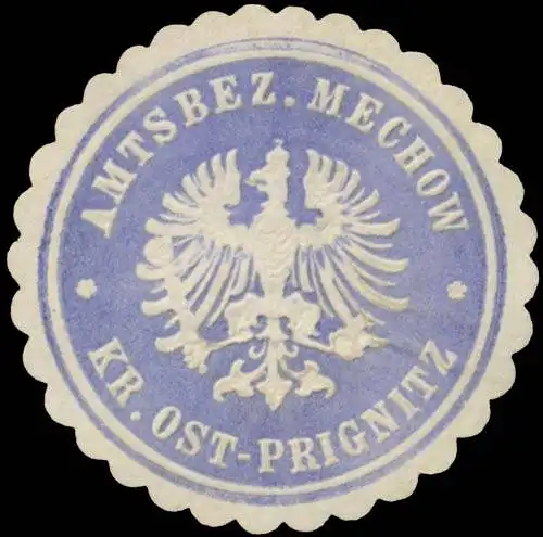 Amtsbezirk Mechow Kreis Ost-Prignitz