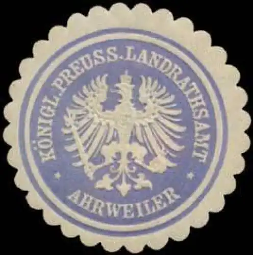 K.Pr. Landrathsamt Ahrweiler