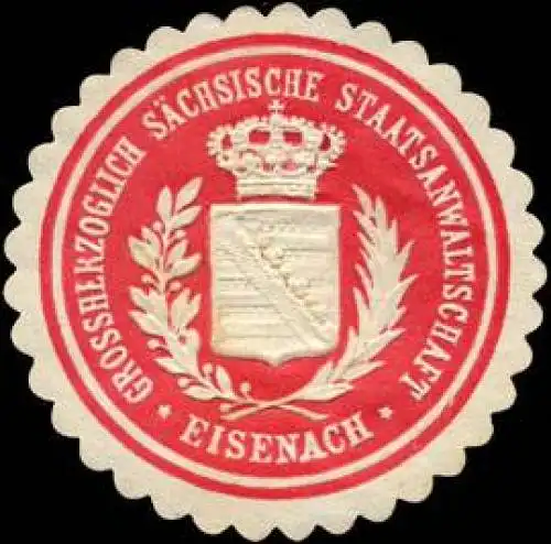 Grossherzoglich SÃ¤chsische Staatsanwaltschaft Eisenach
