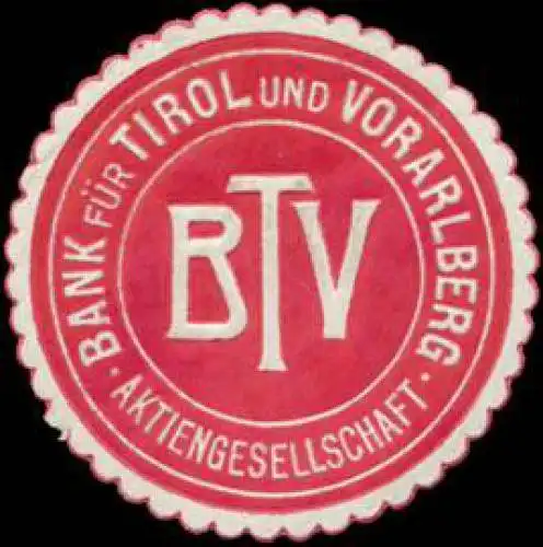 BTV Bank fÃ¼r Tirol und Vorarlberg AG