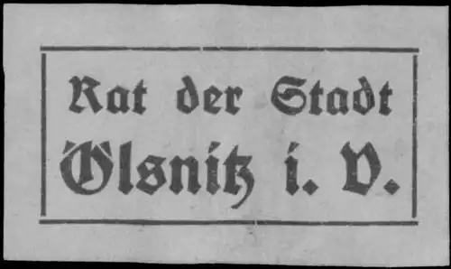 Rat der Stadt Oelsnitz/Vogtland