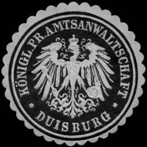 KÃ¶niglich Preussische Amtsanwaltschaft - Duisburg