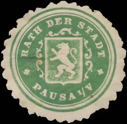 Rath der Stadt Pausa/Vogtland