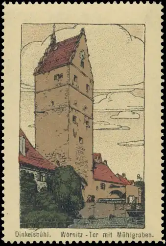 WÃ¶rnitz Tor mit MÃ¼hlgraben