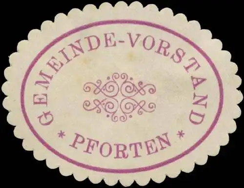 Gemeinde-Vorstand Pforten