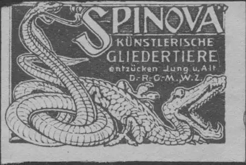 Spinova Spielzeug Gliedertiere