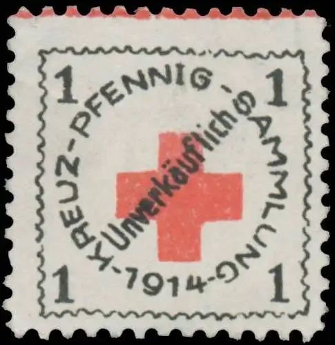 Rotes Kreuz Pfennig Sammlung