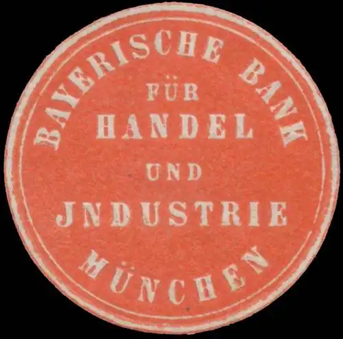 Bayerische Bank fÃ¼r Handel und Industrie