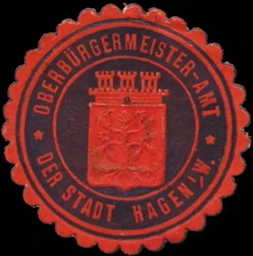 OberbÃ¼rgermeister-Amt der Stadt Hagen in Westfalen