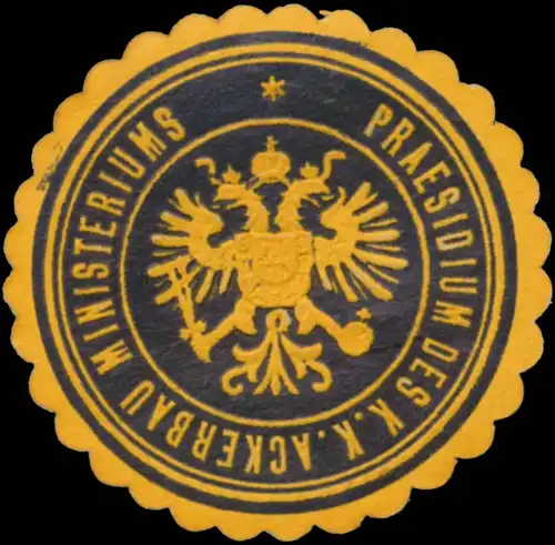 Praesidium des K.K. Ackerbau Ministeriums