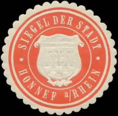 Siegel der Stadt Honnef/Rhein