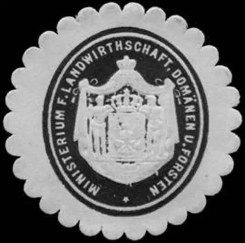 Ministerium für Landwirthschaft, Domänen und Forsten
