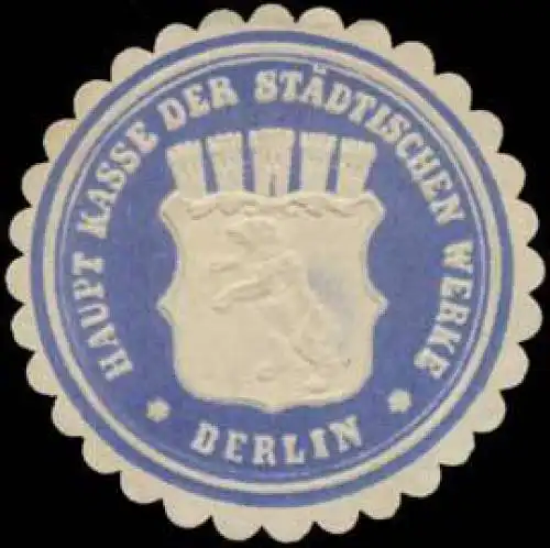 Haupt Kasse der StÃ¤dtischen Werke Berlin