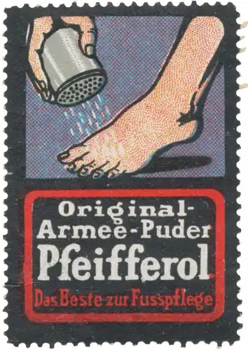Original Armee-Puder Pfeifferol
