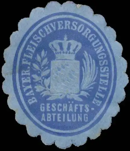 Bayer. Fleischversorgungsstelle GeschÃ¤ftsabteilung