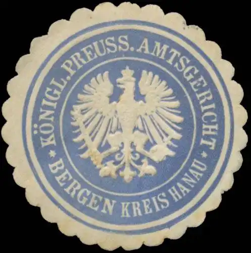 K.Pr. Amtsgericht Bergen Kreis Hanau