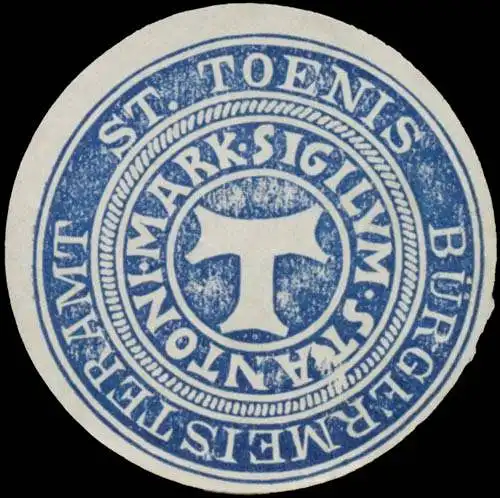 BÃ¼rgermeisteramt St. TÃ¶nis