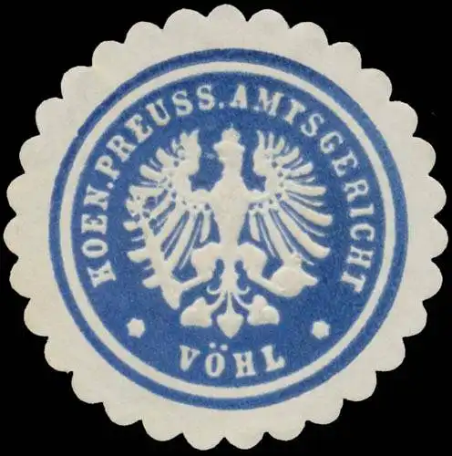 K.Pr. Amtsgericht VÃ¶hl