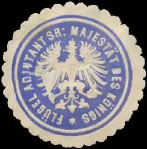 FlÃ¼gel Adjutant Sr. MajestÃ¤t des KÃ¶nigs