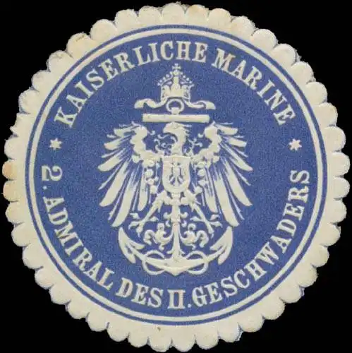 K. Marine 2. Admiral des II. Geschwaders