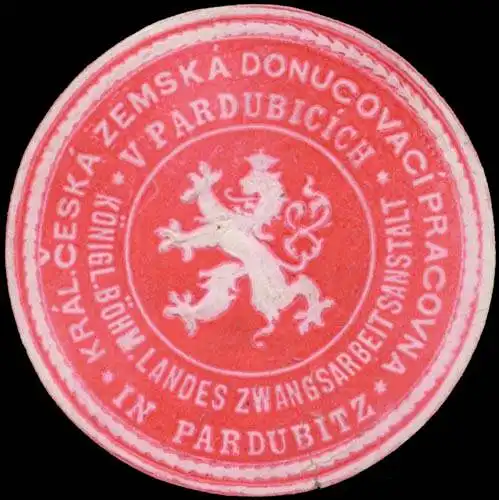 K. BÃ¶hm. Zwangsarbeitsanstalt in Pardubitz