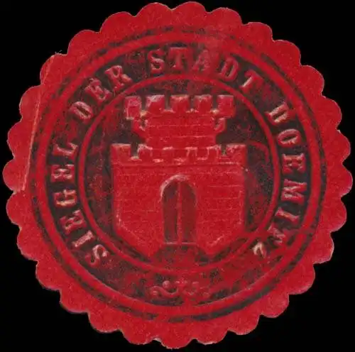 Siegel der Stadt DÃ¶mitz