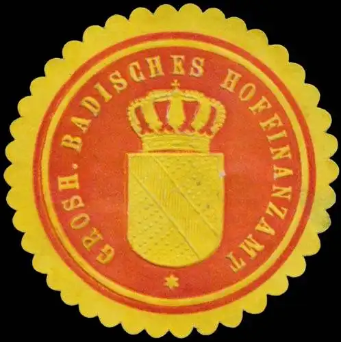 Grosh. Badisches Hoffinanzamt