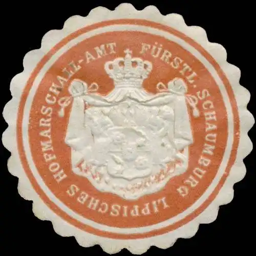FÃ¼rstl. Schaumburg Lippisches Hofmarschall-Amt
