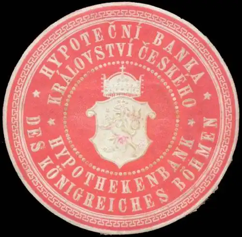 Hypothekenbank des KÃ¶nigreiches BÃ¶hmen