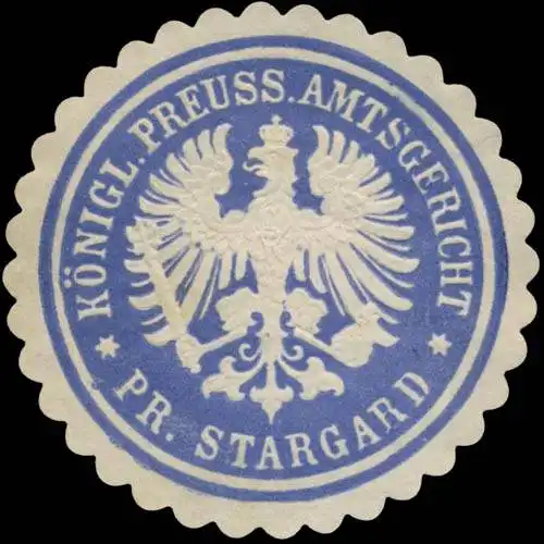 K. Pr. Amtsgericht PreuÃisch Stargard/WestpreuÃen