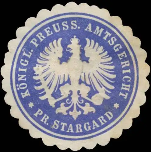 K. Pr. Amtsgericht PreuÃisch Stargard/WestpreuÃen