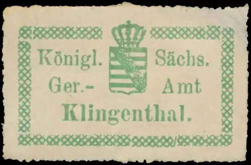 K.S. Gerichtsamt Klingenthal