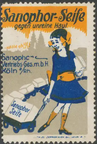 Sanophor-Seife gegen unreine Haut