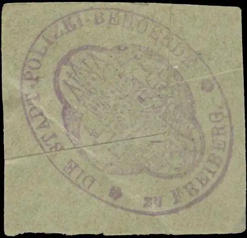Die Stadt-Polizei-BehÃ¶rde zu Freiberg