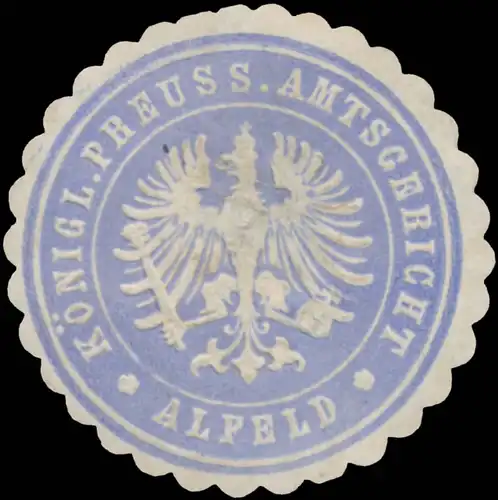 K.Pr. Amtsgericht Alfeld