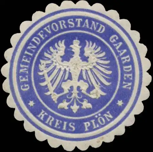 Gemeindevorstand Gaarden Kreis PlÃ¶n