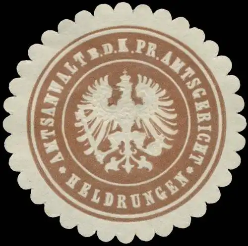 Amtsanwalt b.d. K.Pr. Amtsgericht Heldrungen