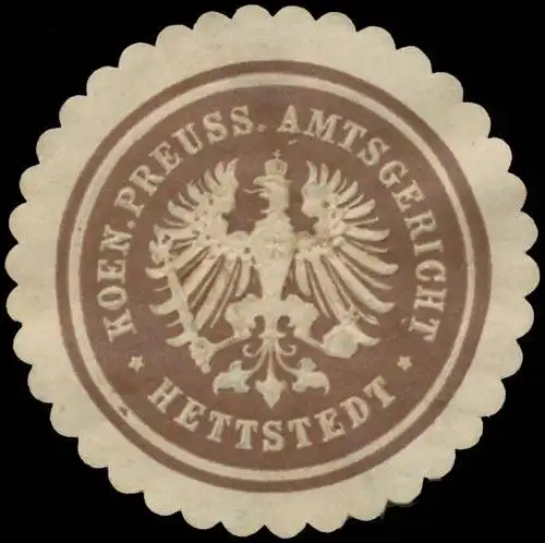 K.Pr. Amtsgericht Hettstedt