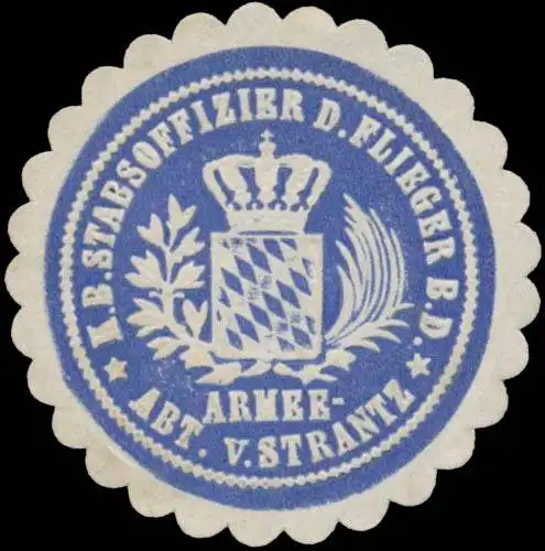 K. Bayer. Stabsoffizier der Flieger b.d. Armeeabteilung von Strantz