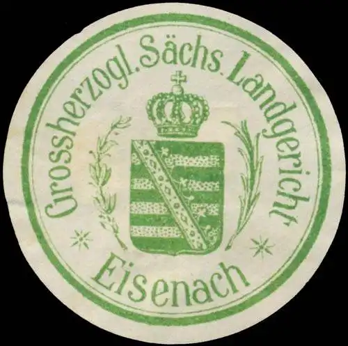 Gr. S. Landgericht Eisenach