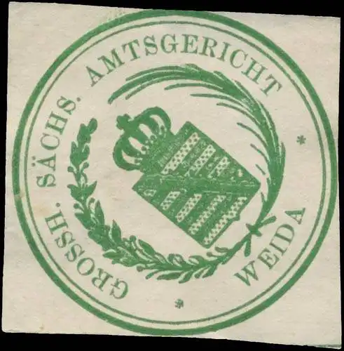 Gr. S. Amtsgericht Weida