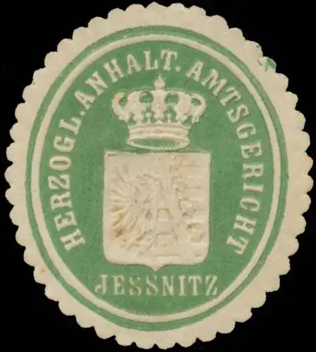 H. Anhalt. Amtsgericht Jessnitz